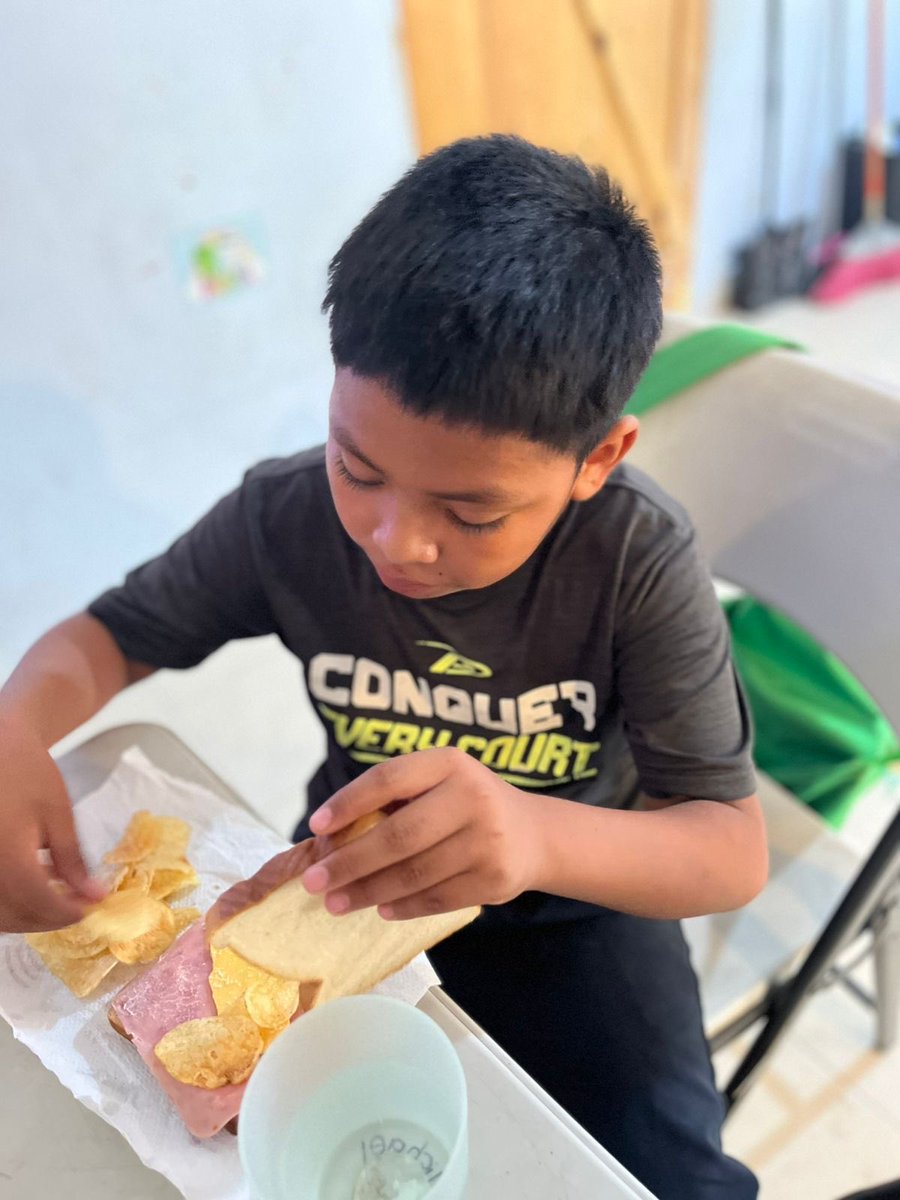 TheImmCoalition's tweet photo. 1.) Wonderful day providing sandwiches, juice, and snacks to migrant and asylum-seeking kids in need at the Southern Border. https://t.co/EndG1M2Hva