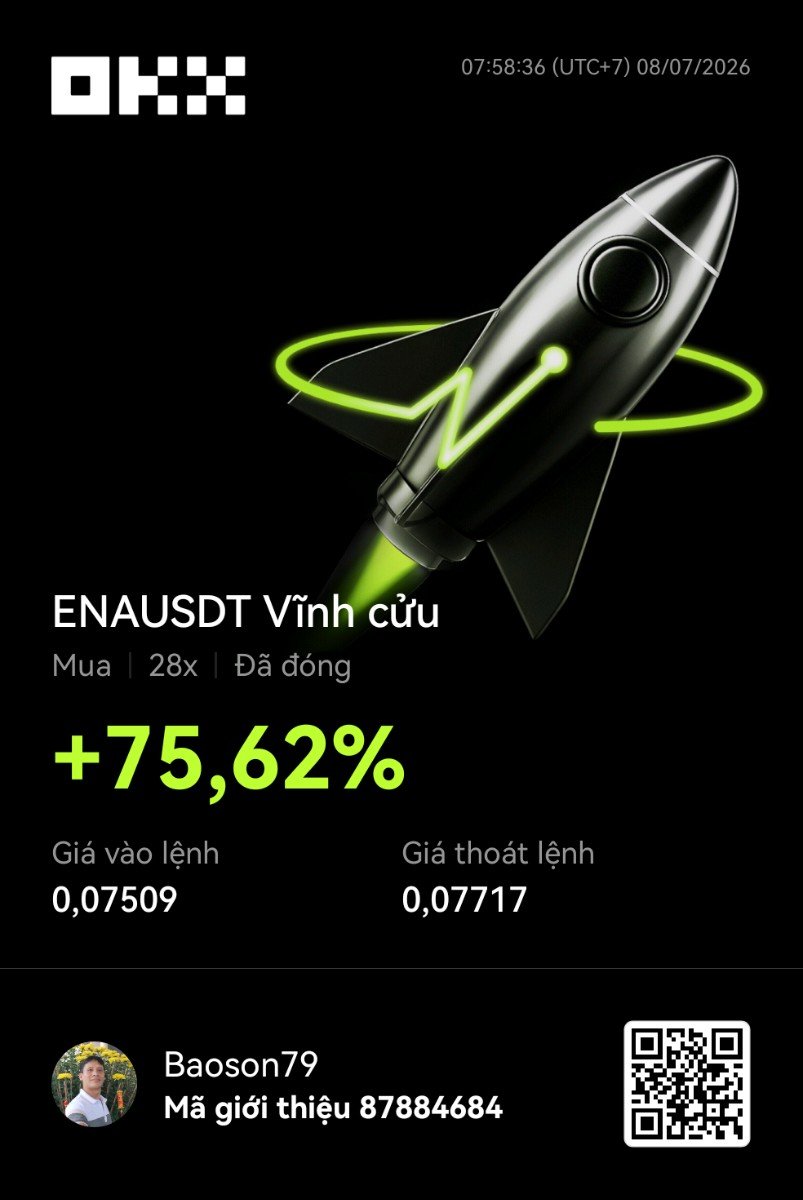 baoson79's tweet photo. #ENA #ENAUSDT good!💰 https://t.co/djDJlOVoGf