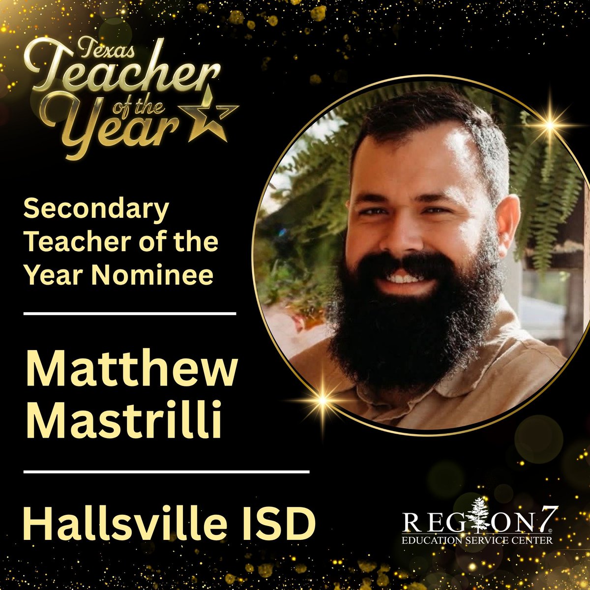Region7ESC's tweet photo. 🌟 7 days to go!

Today's Teacher of the Year spotlight shines on Hallsville ISD.

🍎 Elementary: Courtney Hollon
📚 Secondary: Matthew Mastrilli

Congratulations! 🎉

#Region7ESC #TeacherOfTheYear https://t.co/ZMFrxVcLWx