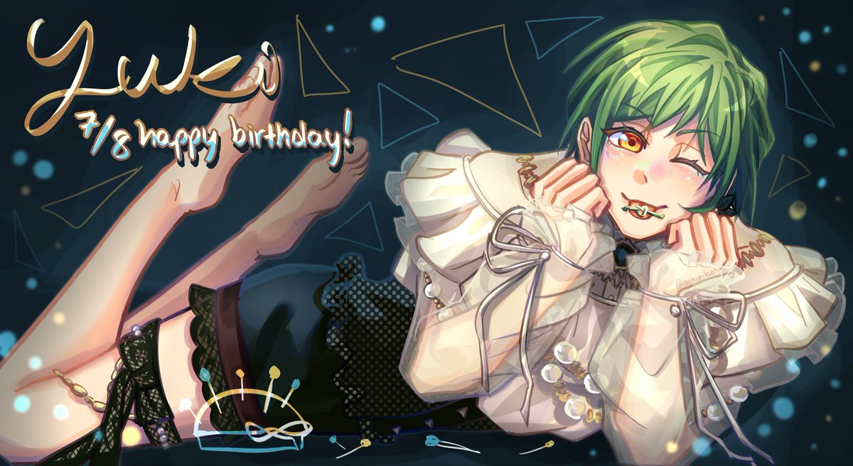 ashipiko's tweet photo. 「HBD to YUKI RURIKAWA〜! 🪡」 https://t.co/qWJt7fZu4w