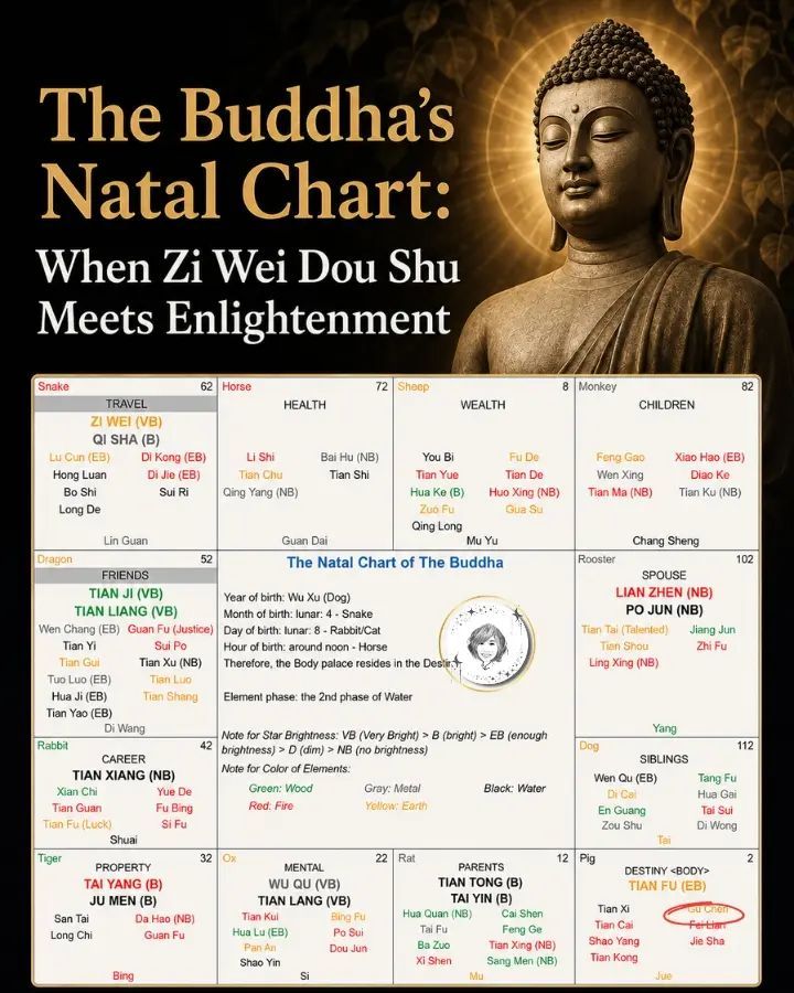 ngocngadotnet's tweet photo. The stars that mean loneliness gave him #clarity.
#Destiny #ZiWeiDouShu #ZWDS #PurpleStar #PurpleStarAstrology #ChineseAstrology #Astrology #Metaphysics #ChineseMetaphysics
Details in comment. 👇 https://t.co/VW7hbhHBln
