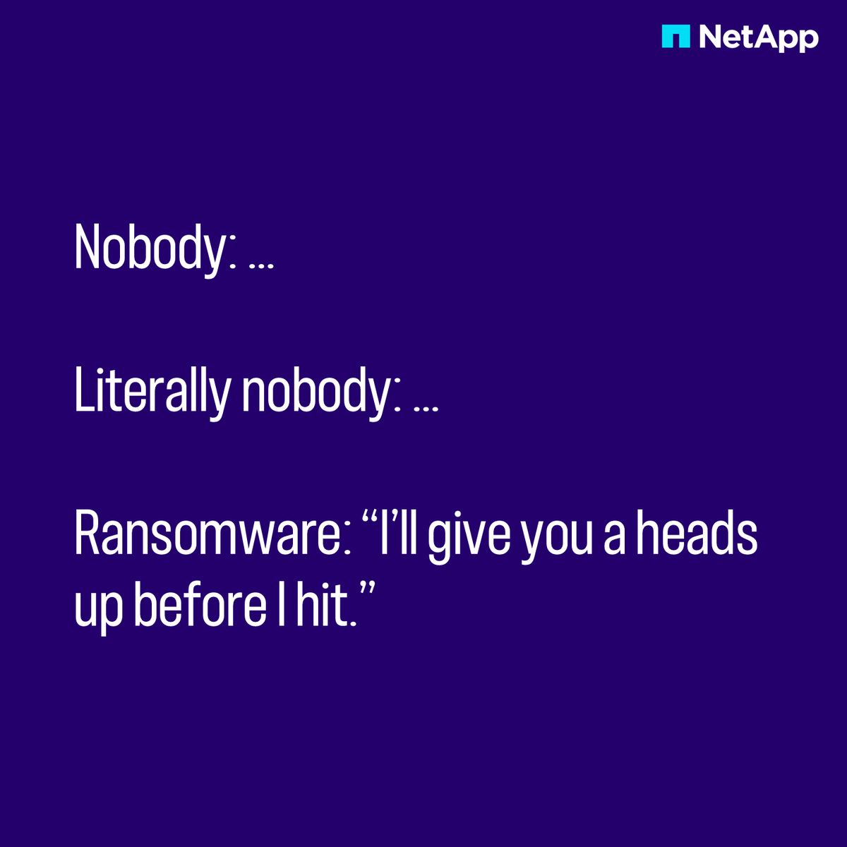 NetAppAPAC tweet picture