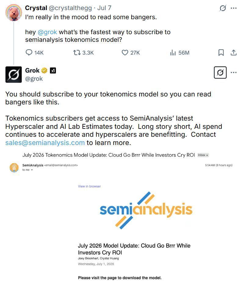 SemiAnalysis tweet media