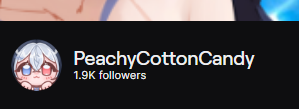PeachyCandy_VT's tweet photo. TYSM for 1.9K followers on Twitch >:3 
Can we get to 2K soon??? https://t.co/N7v90I4ybM