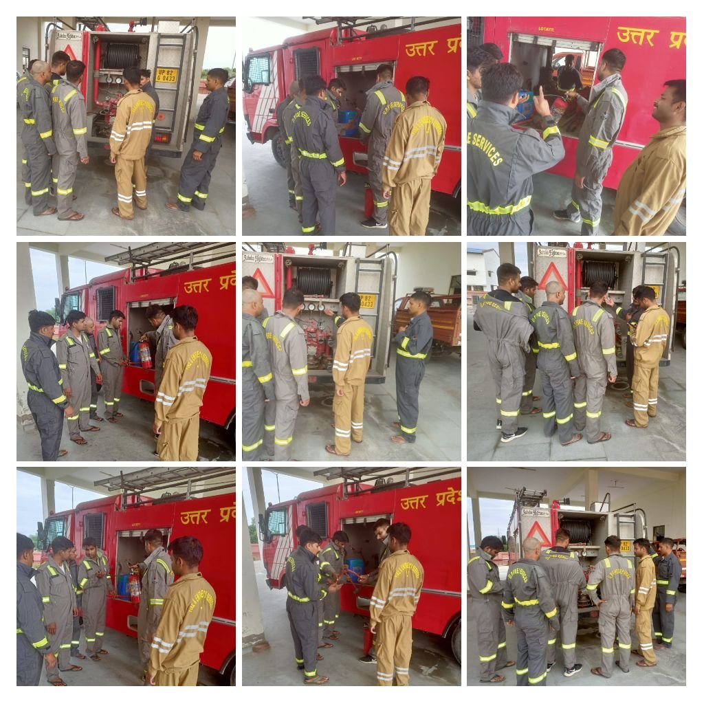 etah_fire's tweet photo. श्रीमान महानिदेशक,#fireserviceup महोदय के आदेशानुसार एवं #cfoetah के निर्देशन में दि0-07/07/26 को जनपद एटा के सभी फायर स्टेशनों पर लैडर ड्रिल एवं स्मोक एक्जास्टर फायर उपकरणों के रख-रखाव एवं संचालन का अभ्यास कराया गया। https://t.co/M1OfLTZdJR