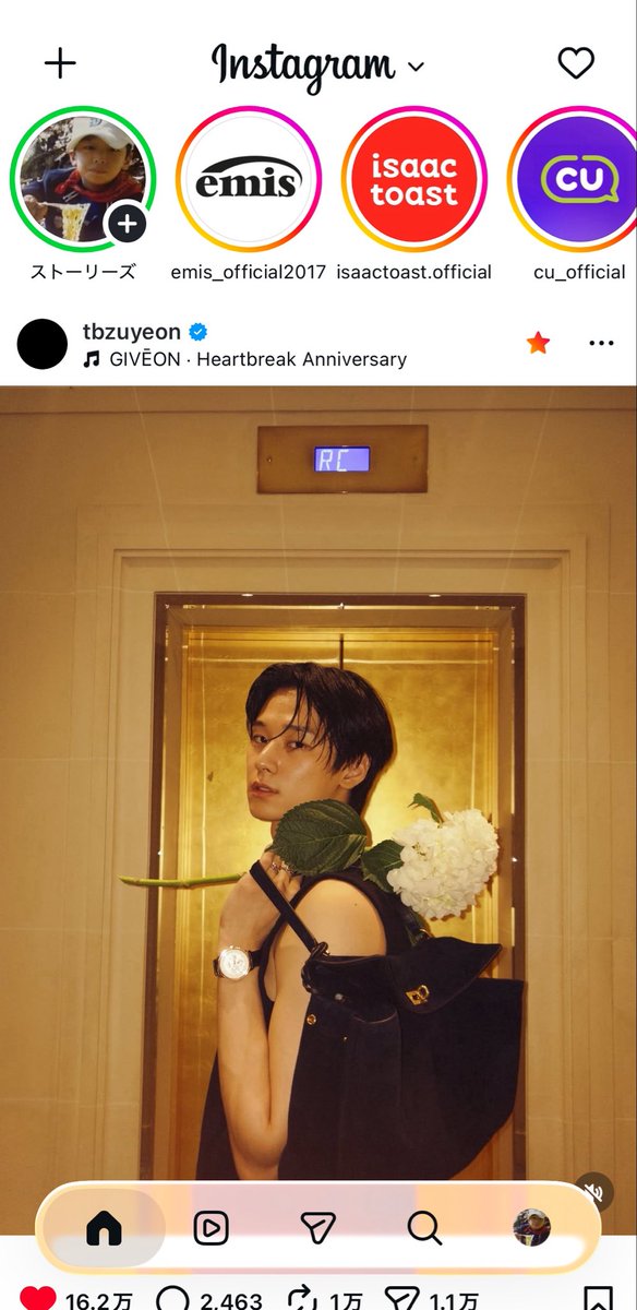 junyo_non's tweet photo. インスタ開けた時のこの感じほんまに好き🍀 https://t.co/d6zx7X0huH
