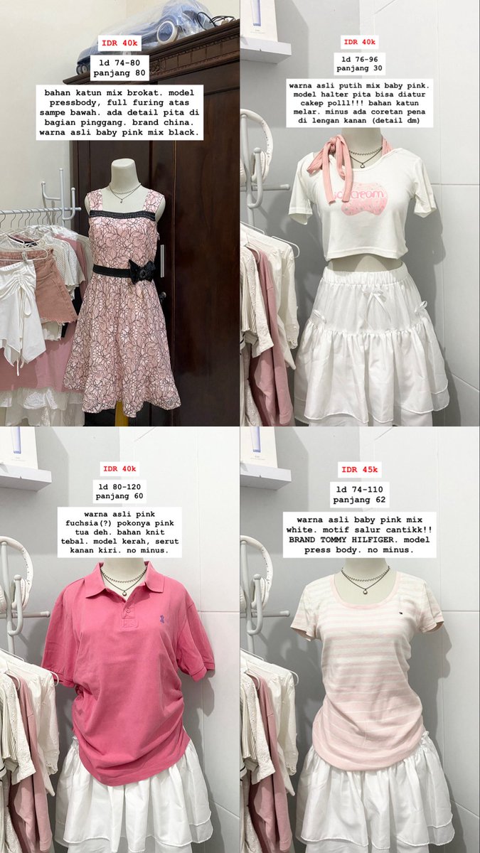 chccacha's tweet photo. @chewysshe halter coquette + rok ni kaa, ada rokcel juga, celana ballon juga https://t.co/tn27Pt6Jzq