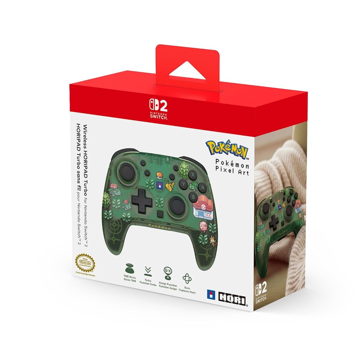 pokerapidinfo's tweet photo. 【情報】

✅海外にてピクセルアートのSwitch2向けコントローラーが公開 https://t.co/qGEDumikwt