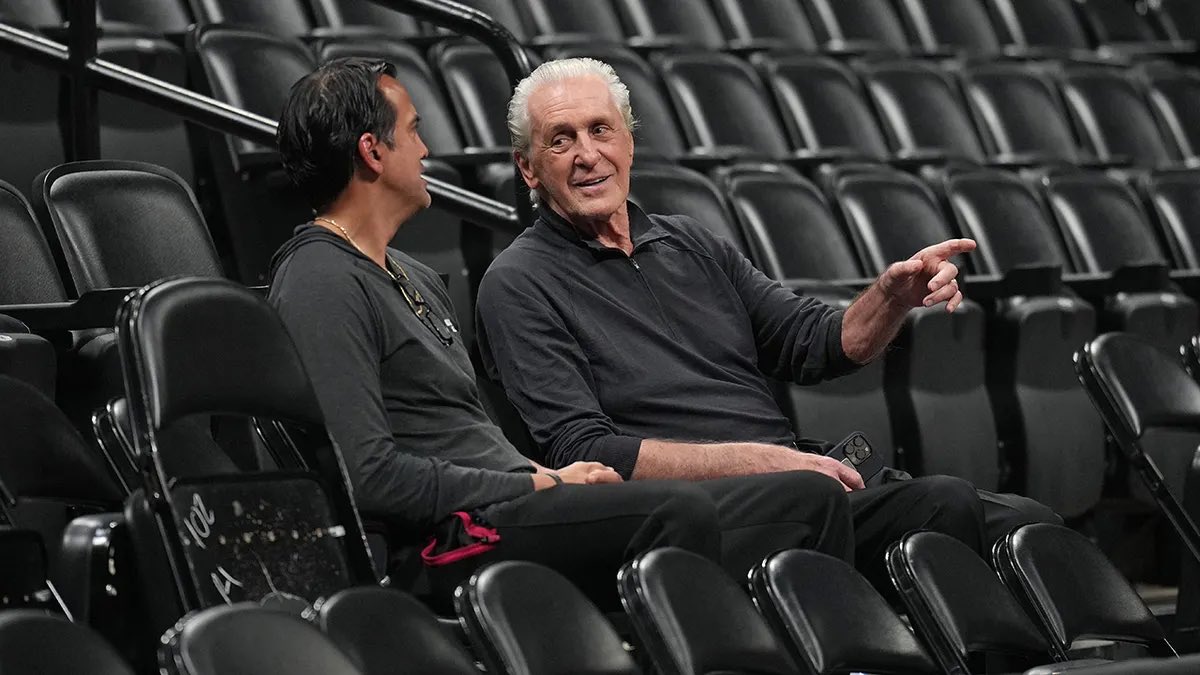 WadexFlash's tweet photo. Miami Heat’s current free agent options:

- LeBron James
- Demar DeRozan
- Bradley Beal
- Gary Trent Jr
- KCP (buyout)
- Klay Thompson (buyout)
- Bruce Brown
- Nick Richards
- D'Angelo Russell (buyout)

Jake Fischer also mentioned yesterday Miami could still trade Nikola Jovic. https://t.co/OLkhdgCVEJ