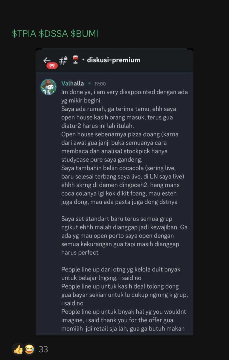 LambeSahamjja's tweet photo. gimana nih remora fix bubar? https://t.co/KzNEZAUEcH