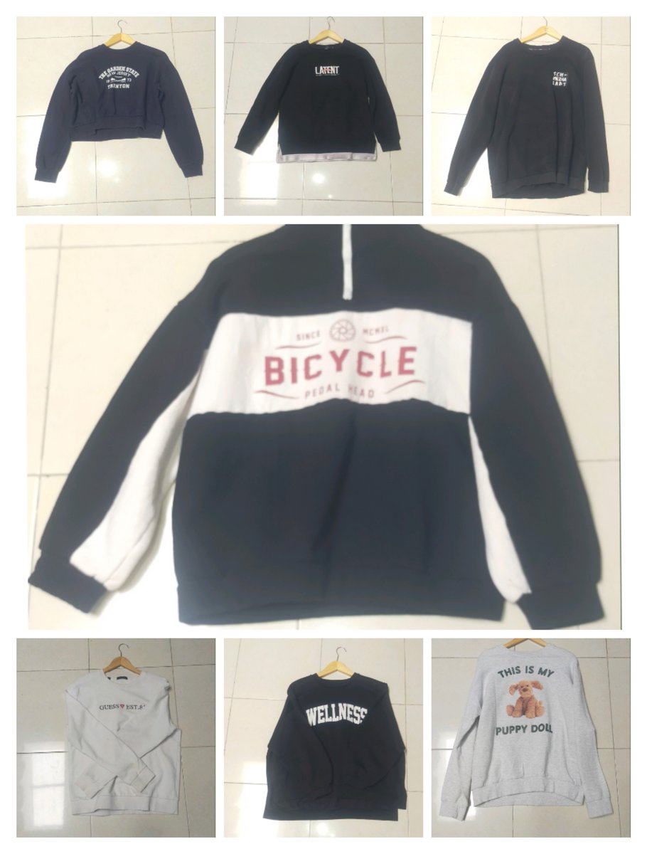 heyyowhan's tweet photo. sweater  normal / sweater crop juga ada guys, tanya"bisa komen/dm yaa
#preloved #prelove #PL #WTS #ootd #outfit #sidoarjo https://t.co/s9zmhU1SxF