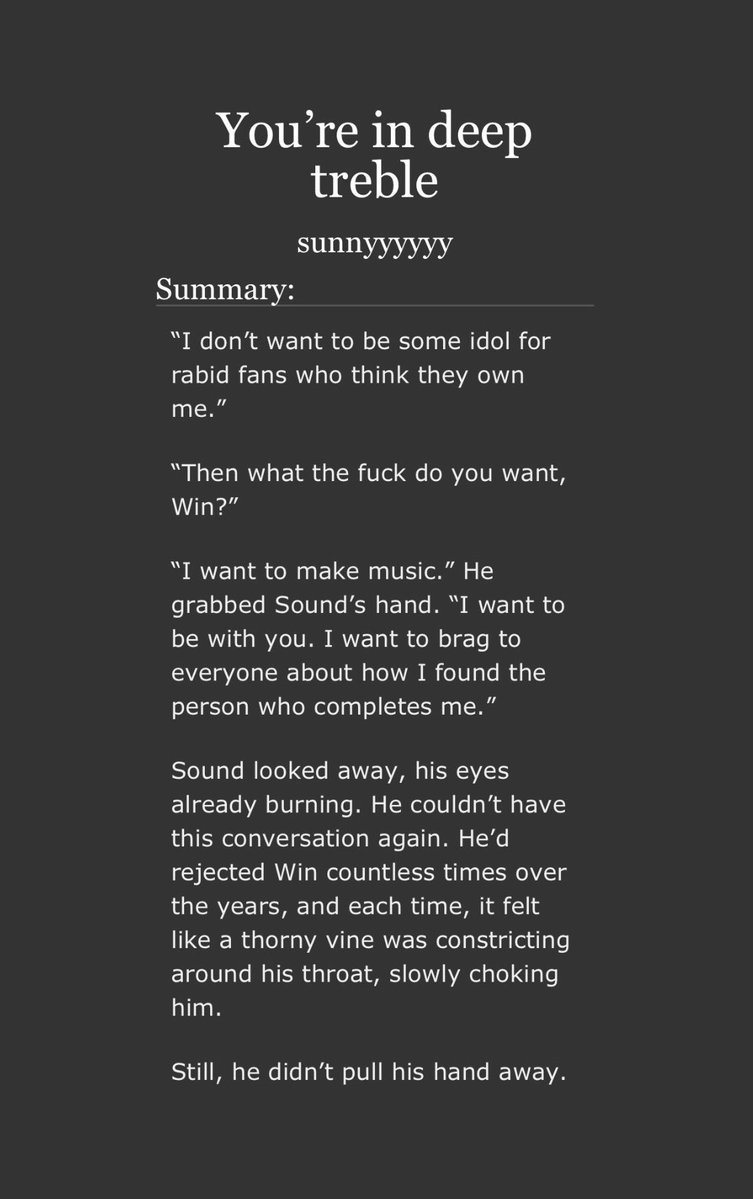 sunnyyyhoney's tweet photo. I posted a SoundWin fic! It’s a quick read (2k words) and is my third one-shot for July! Happy SoundWin day 💛💜
https://t.co/xJ9S4Wy2hY

#JulyWithWinnySatang https://t.co/nSqrtfvTfV