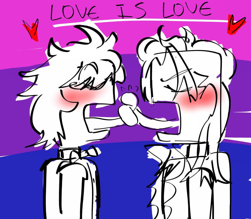 SillyCatPlat's tweet photo. Maiko introducing Ismene to the peakest of writing (fanfiction)
(also OBLIGATORY ZekeTaka)
#ismolly #antebellumlockdown #danganronpaantebellum https://t.co/nwQHqUySLv