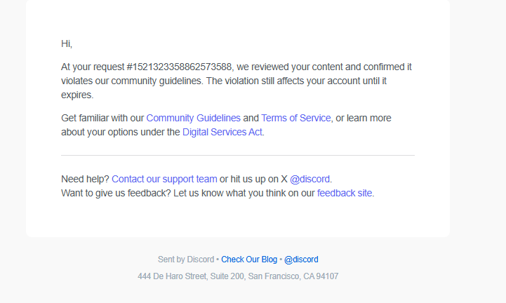 CoJ0_'s tweet photo. @discord_support @discord HELLO?????? the fucking grid shit banned me yet I cant fucking get back my account? https://t.co/EvpjHdVh0k