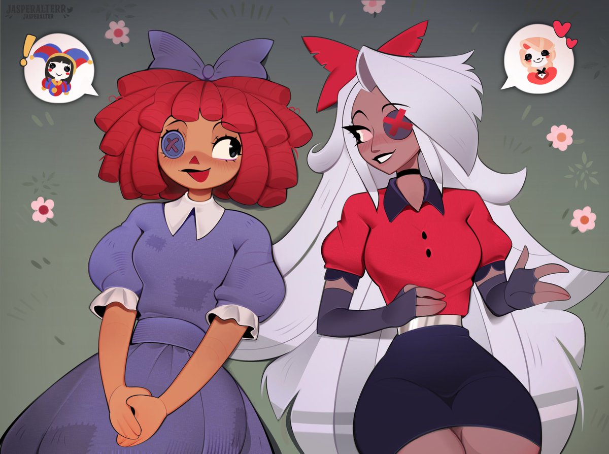 jasperalterr's tweet photo. similarity’s❤️🎀🪡
#hazbinhotel #tadc #vaggi #ragatha https://t.co/rtm1BRl8ZU