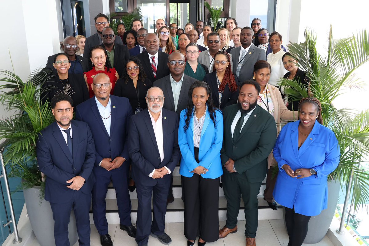 GWPCaribbean's tweet photo. OECS Ministers have endorsed stronger Integrated Water Resources Management (IWRM) actions to advance a more #WaterSecure Caribbean.
Read more:
https://t.co/gR8wZwzuGS https://t.co/a8f6qo5Xi9