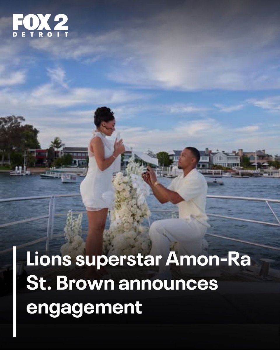 FOX2News's tweet photo. All-Pro wide receiver Amon-Ra St. Brown picked up his first ring this week, but not while playing for the Lions. https://t.co/dRSmyWfLF3 https://t.co/DxTJG0tPJr