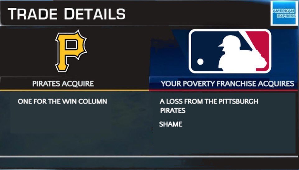 ItsTeeohh's tweet photo. @Pirates @Braves https://t.co/iM4fSEUZhI