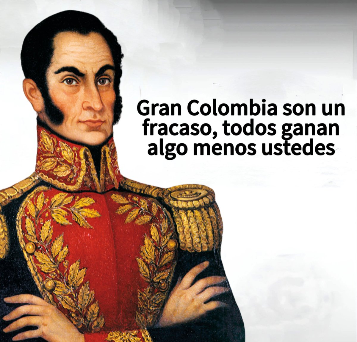 wangxiansexo's tweet photo. Declaración de Simón Bolívar a la eliminación de la Gran Colombia https://t.co/qfBnYPQpNB