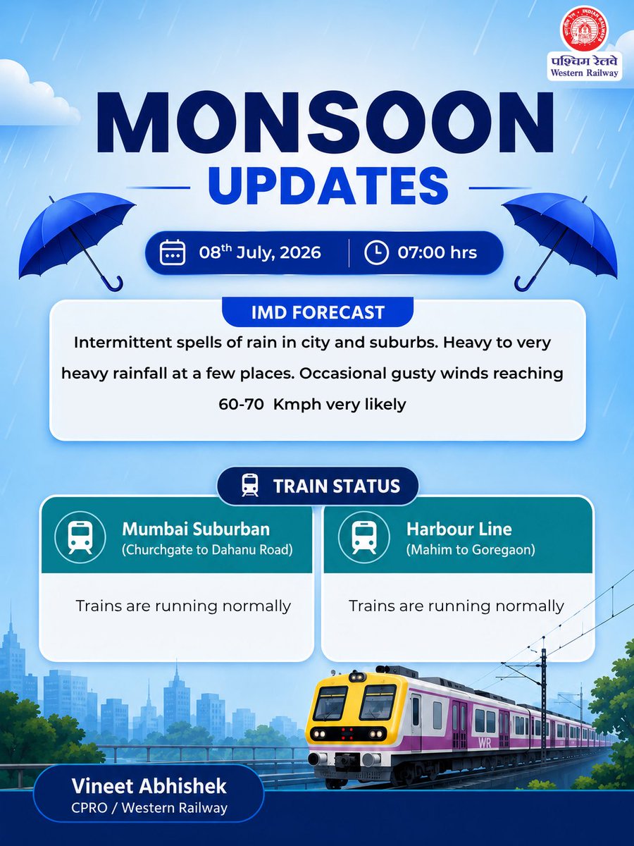 Western Railway tweet media