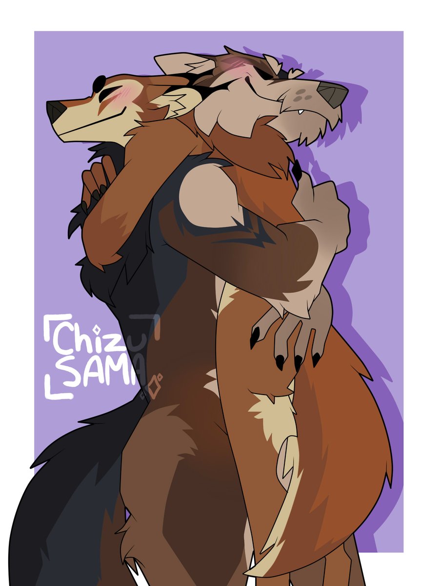 chizu_sama's tweet photo. 5th attack for the #artfight2026

This time @Zexis332  with Hawks and zexis

#dessin #draw #illustration #manga #mangaart #comic #comicart #wolf #werewolf #furry #fanart https://t.co/025CPv0gUy
