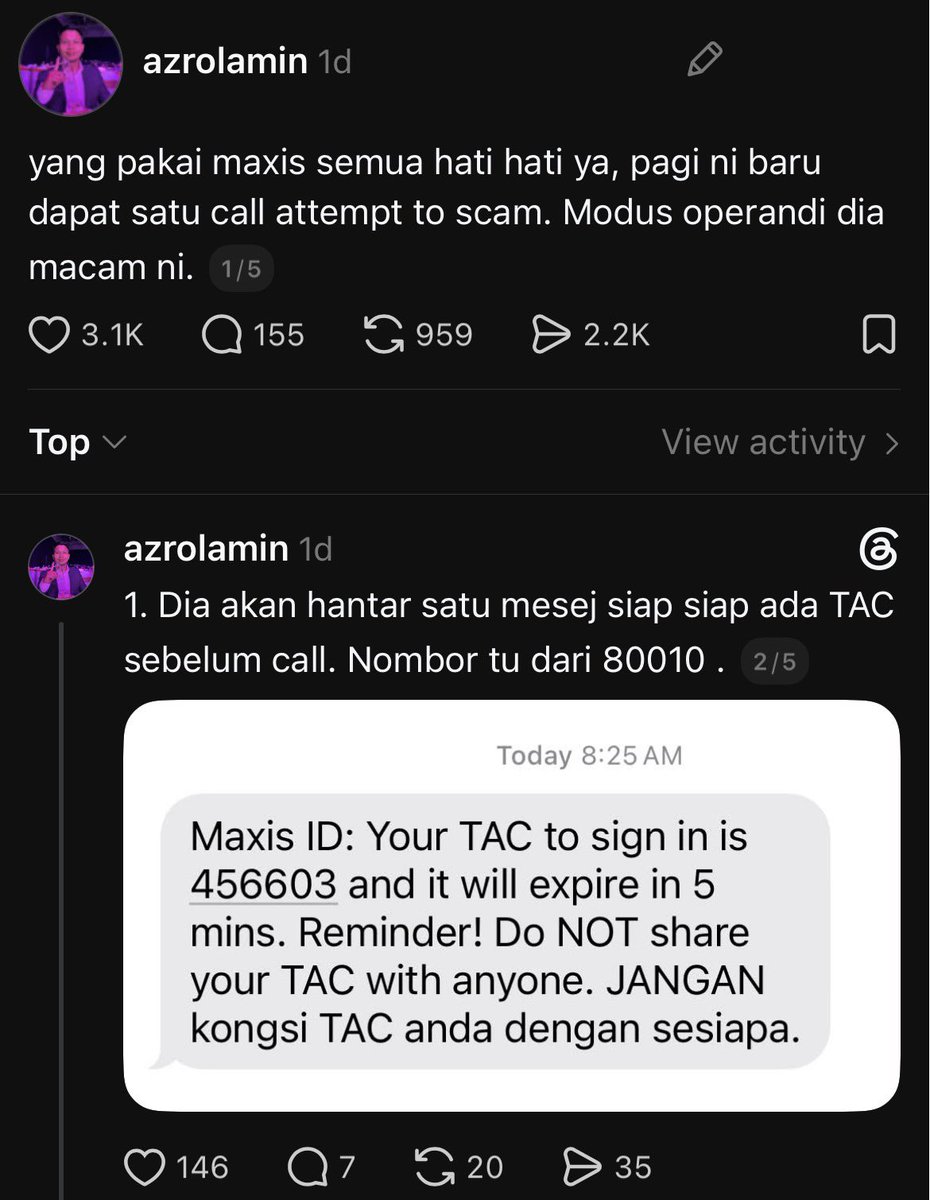 bckupacc99's tweet photo. Hati-hati scammer. https://t.co/2RlR9tCAdz