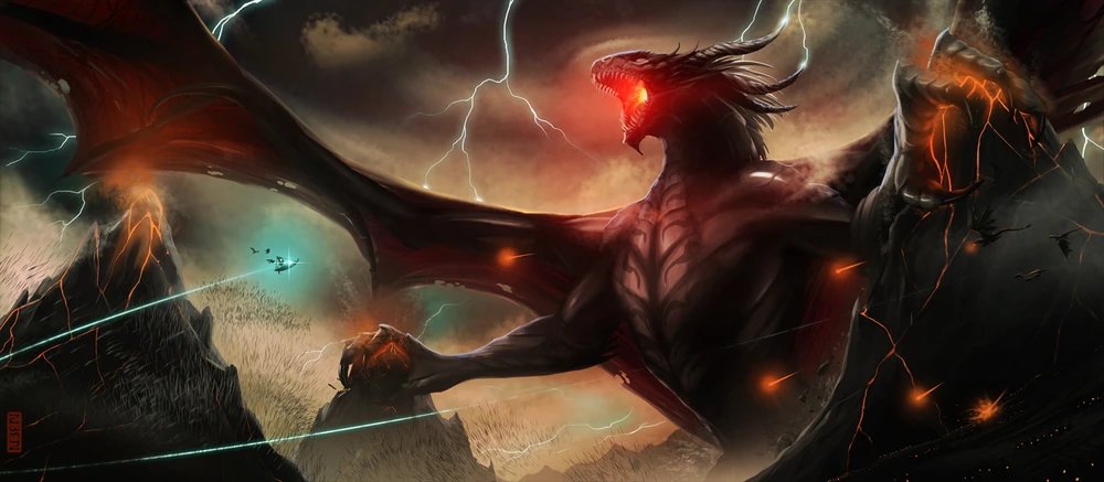 BdsmMika's tweet photo. @Atrafi12 @lorxell Ancalagon was created as a weapon by Morgoth/Meklor (Sauron's Master) during the War of Wrath. He was slain by the efforts of Eärendil (Elrond's father) and Thorondor, King of The Eagles after a 24 hour duel. When he fell dead he destroyed a mountain range upon landing. https://t.co/WYwityQf9C