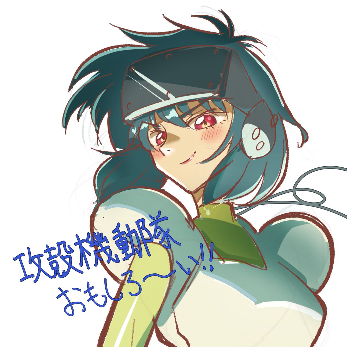 takotousi's tweet photo. 初めて観たけど、おもしろーい！！

#攻殻機動隊 https://t.co/xBS2KWeKqN