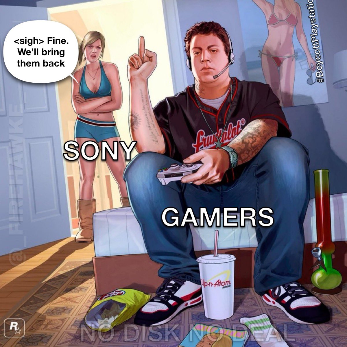 _Firehawke_'s tweet photo. #BoycottPlaystation #BoycottSony @Sony @PlayStation #PhysicalDisk #PhysicalDisc #NoDiskNoDeal #NoDiskNoBuy #NoDigitalOnly https://t.co/CzDlq6W0FV