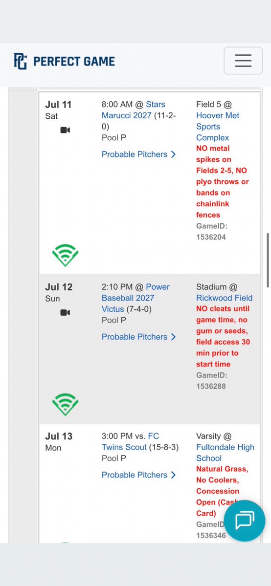 ZebEngstrom2027's tweet photo. Schedule for 17u National Elite Championship-Invite Only-Hoover, AL

@mark10miller  @chase_bishop13 
@jakerobbins49 https://t.co/oSJKsFrinq