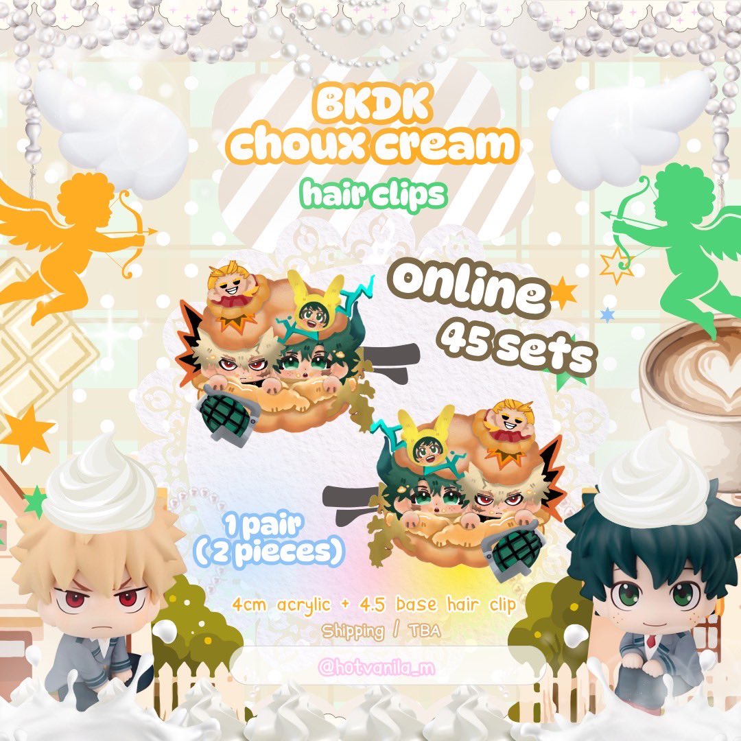 hotvanilla_m's tweet photo. .𐙚 ̊ 𝓖𝓲𝓿𝓮𝓪𝔀𝓪𝔂  𝓞𝓷𝓵𝓲𝓷𝓮 𐙚 ̊
    
    Gg form on 10/07 

    ⋆｡‧˚ʚ🧡💚ɞ˚‧｡⋆

ᯓᰔ 🍥 acrylic hair clip ( 4x4.5 )
               45  pairs 

𝓢𝓱𝓲𝓹𝓹𝓲𝓷𝓰 𝓸𝓷 TBA 

(1) 

#OurHomeStory_BKDK https://t.co/6j0jMAoR24