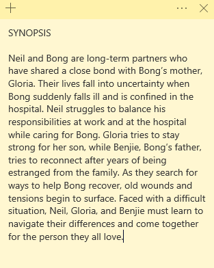 beeyonceknight's tweet photo. 'Yung synopsis ng Tayo Lang ang Nakakaalam, why am I already crying? #Cinemalaya2026 https://t.co/1a4O7GuWBG