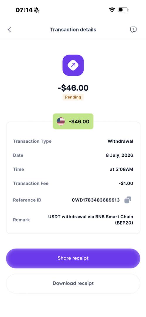samsam02102000's tweet photo. @usepafet why are you people like this. 
I have initiated a withdrawal for the past 3hrs. Stays at pending. Nothing since. You guys bad review is just too much. Please release my money. This is so bad of you https://t.co/Y3PnjtVZhr