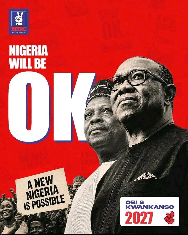 Uno_009's tweet photo. After realizing Peter Obi is massively getting accepted in the core north, they sent one of the alleged Boko Haram founder, Modu sheriff who is one of them, to come to channels tv. 

But it’s too late for Sherif and his friends. Peter Obi is in the mouth of every northerner. 

Nigeria will be OK!