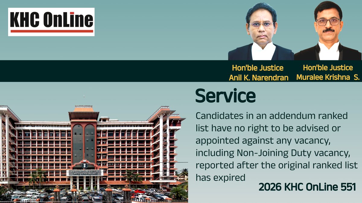 khconline1's tweet photo. #ServiceLaw #RankedList #PublicEmployment #AdministrativeLaw #JobVacancy #RecruitmentRules #NJDVacancy #LegalPrinciples #AppointmentRights https://t.co/8ztkJxlozX