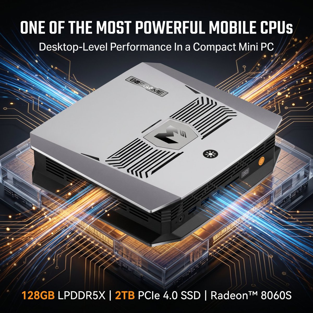 iBosgame's tweet photo. ๐ฅBig power. Small footprint.
The BOSGAME M5 packs one of the most powerful mobile CPUs available today into an incredibly compact Mini PC.
Discover more: https://t.co/vttW0Knf86
#BOSGAME #M5 #DesktopPerformance #RyzenAI #CompactPower https://t.co/aUmiMf4WvO