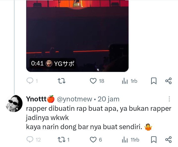 Hope_aceasa's tweet photo. Narasi baru dari para "that fandom" :

- Worldtour = SAPI PERAH.

- Rapper ga nulis lirik barnya = BUKAN RAPPER. https://t.co/DYxpI4jssy