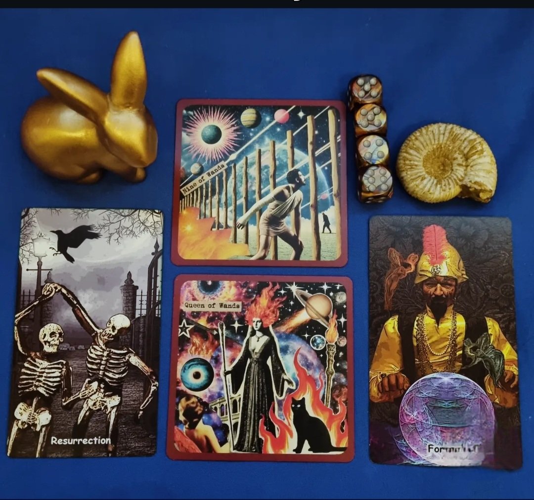 WOracles's tweet photo. Today you bring something back from the dead but what it is is up to you, a dream, a hope or even a relationship
Breathing life back into something that you care about
#highpriestess #Rabbitandwolf https://t.co/HwuNXJV6X8