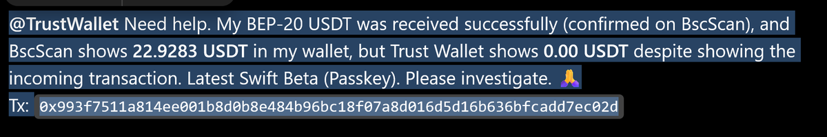 Tomparkerraj's tweet photo. @TrustWallet https://t.co/zUGSwia2VZ