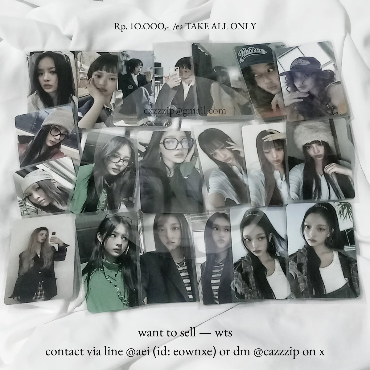 cazzzip's tweet photo. 🛒📓 WTS — want to sell ！#NEWJEANS

🗯️ HOW SWEET era — https://t.co/OeD9bn9RUr / ea
: minji, hanni, danielle, haerin, hyein.
 
🌐 INA | Sidoarjo JATIM
🧾 splitpay — exc.pack
🔗 reply or dm to claim! https://t.co/ITsq3UEdza