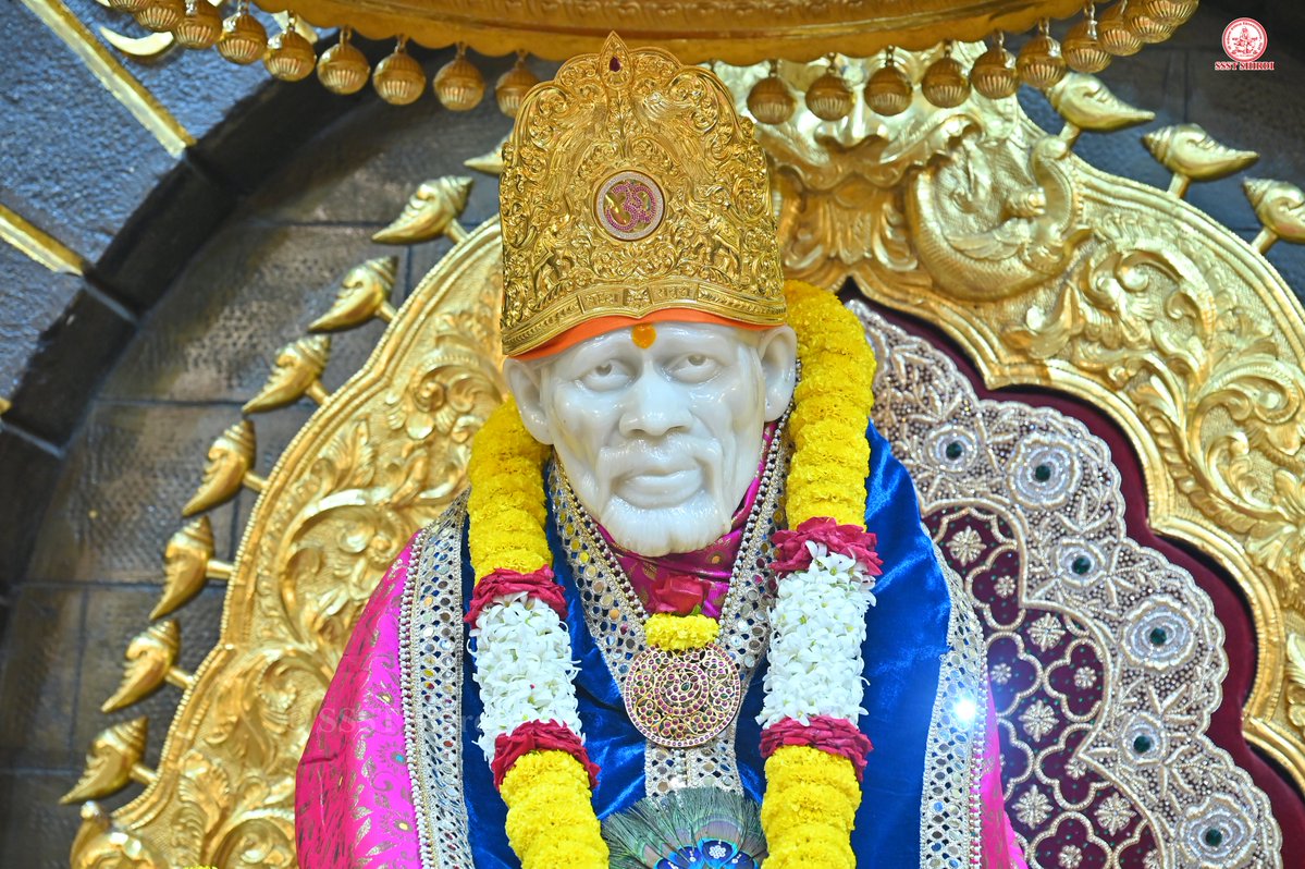 SSSTShirdi's tweet photo. *!! ॐ साई राम !!*
*श्री साईबाबा संस्थान विश्वस्त व्यवस्था,शिर्डी*
*!! ॐ Sai Ram !!*
*Shri Saibaba Sansthan Trust, Shirdi*
≈≈≈≈≈≈≈≈≈≈≈≈≈≈≈≈≈ 
*आरती :-माध्यान्ह आरती*
*बुधवार ०८ जुलै २०२६*  
*Aarti :-Madhayan Aarti*
*Wednesday 08 July 2026* https://t.co/yRjEoZI53H