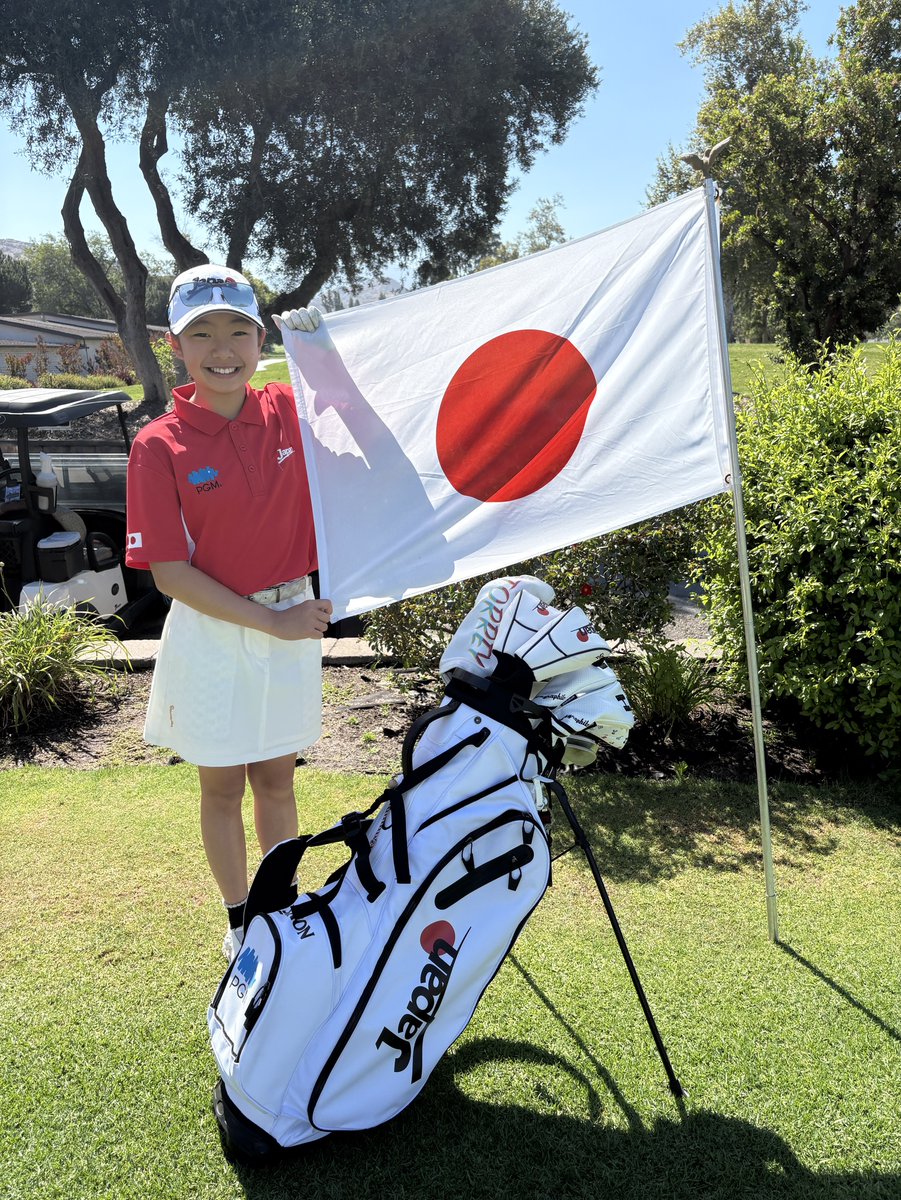hirotagolf's tweet photo. 常住美結ちゃんからうれしい知らせが！
アメリカで行われているジュニア世界大会 (Uswing Mojing Junior World Championships）初日終わってトップに！このまま明日も頑張ってください！
暑さが厳しいようなのでMEGAのクールシリーズで応援しています！
https://t.co/pZ1gxdFF8t
#広田ゴルフ https://t.co/5UppA99K5c