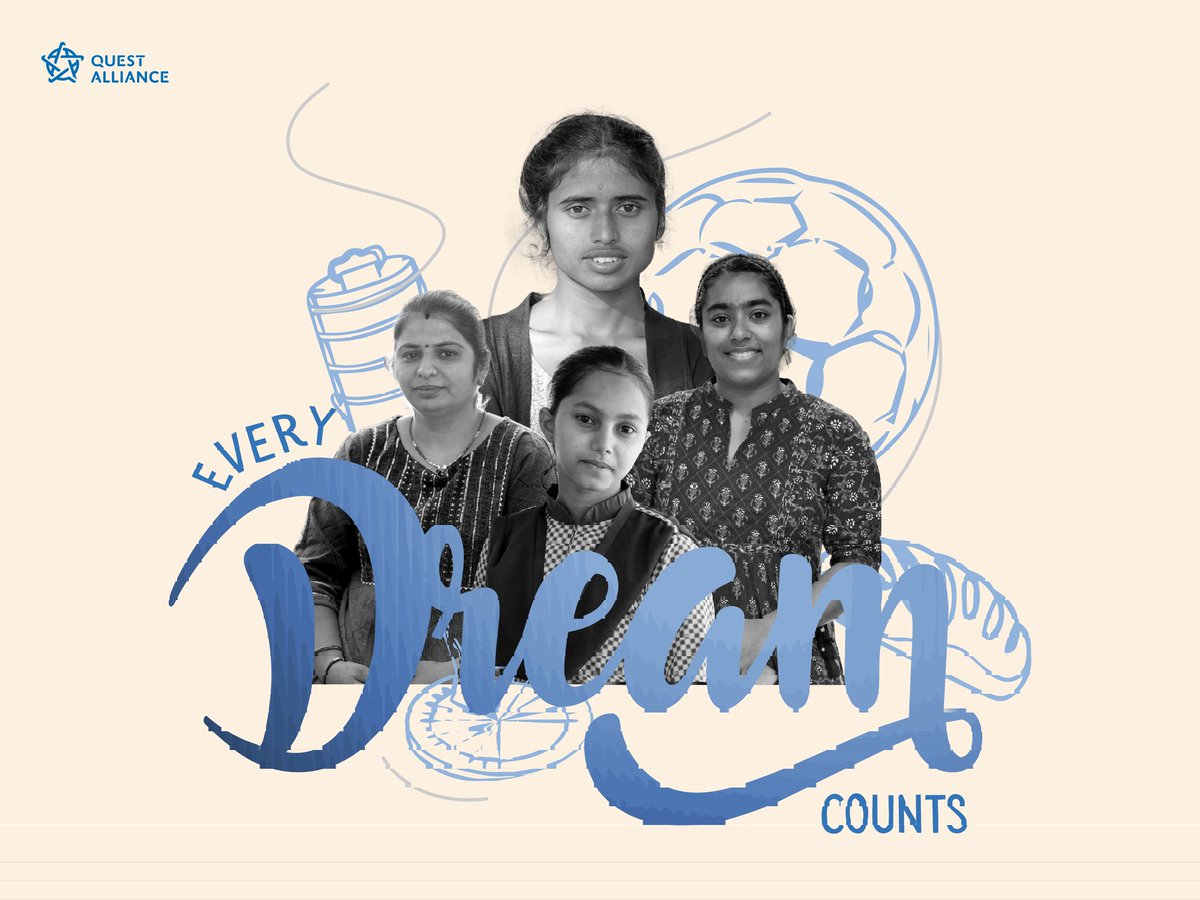 questalliance's tweet photo. Through the years, at Quest Alliance we've seen women and girls choose themselves against all odds. Even with all the barriers they face, from society to the workplace. We're super excited to bring you stories of four inspiring women who made their dreams count.
#EveryDreamCounts https://t.co/RtOX7COs5n