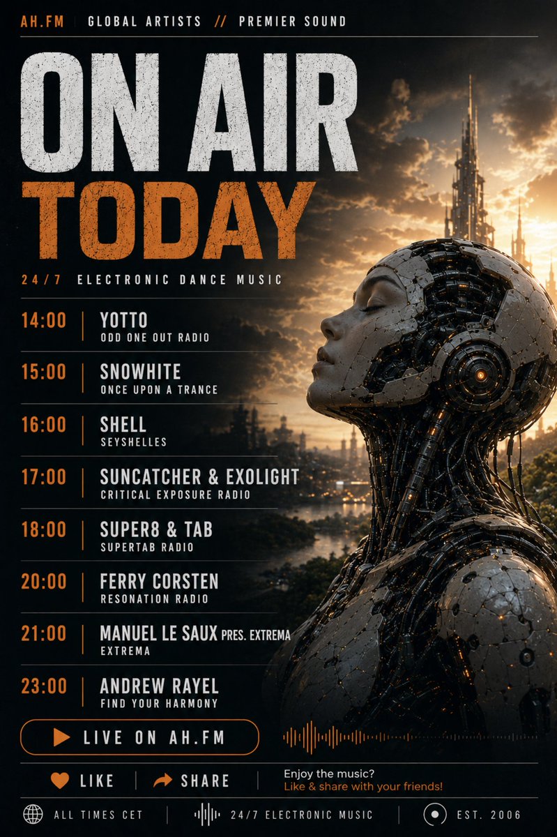 AfterhoursFM's tweet photo. Fresh new shows today, dont miss it via https://t.co/0FQUATvfX1 https://t.co/75Azsyzaii