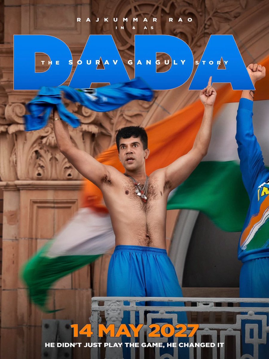 maithili121's tweet photo. Dadagiri wasn't born on the balcony—it was simply introduced to the world there. 🔥 #DadaFirstLook https://t.co/zTo4fczBPz