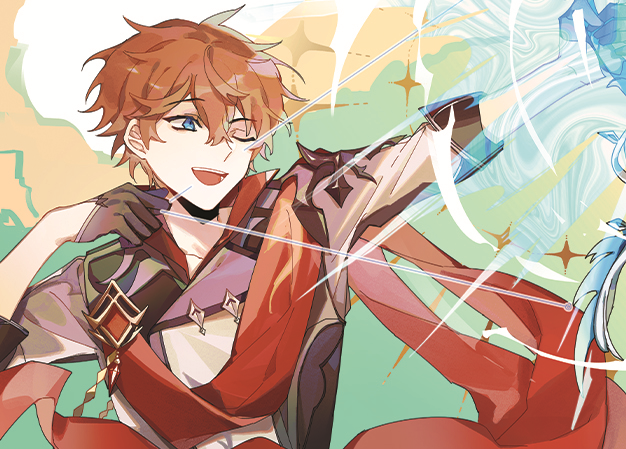 HoYoTabletop's tweet photo. We're visiting his home! Lets celebrate with Mr. Worldwide!

🎉 Happy Birthday #Tartaglia 🎉

📷📷 Art by  @Cloudkourin   ! #GenshinImpact https://t.co/bOU6dEmsbs