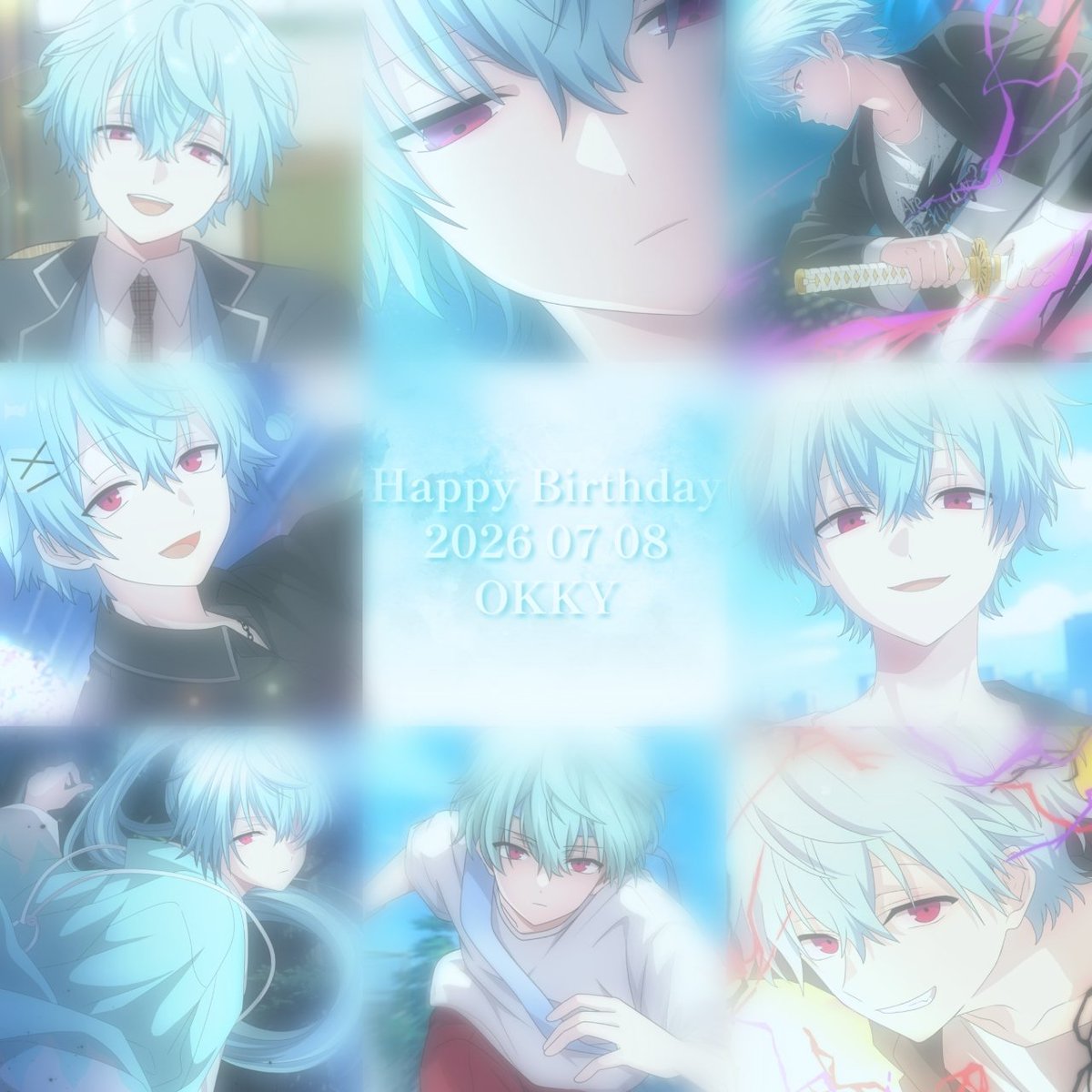 Yuma_orkr_love's tweet photo. Happy Birthday
　　　　　　2026 07 08
　　　　　　　　　　OKKY

素敵な1日になりますよーに！

#俺クロ
#オッキー生誕祭2026
#オッキー誕生祭2026
#生涯無敗の最強剣士の生誕祭2026
#空気の読めない天然理心流剣士の生誕祭2026 https://t.co/7TNs9hAWrH