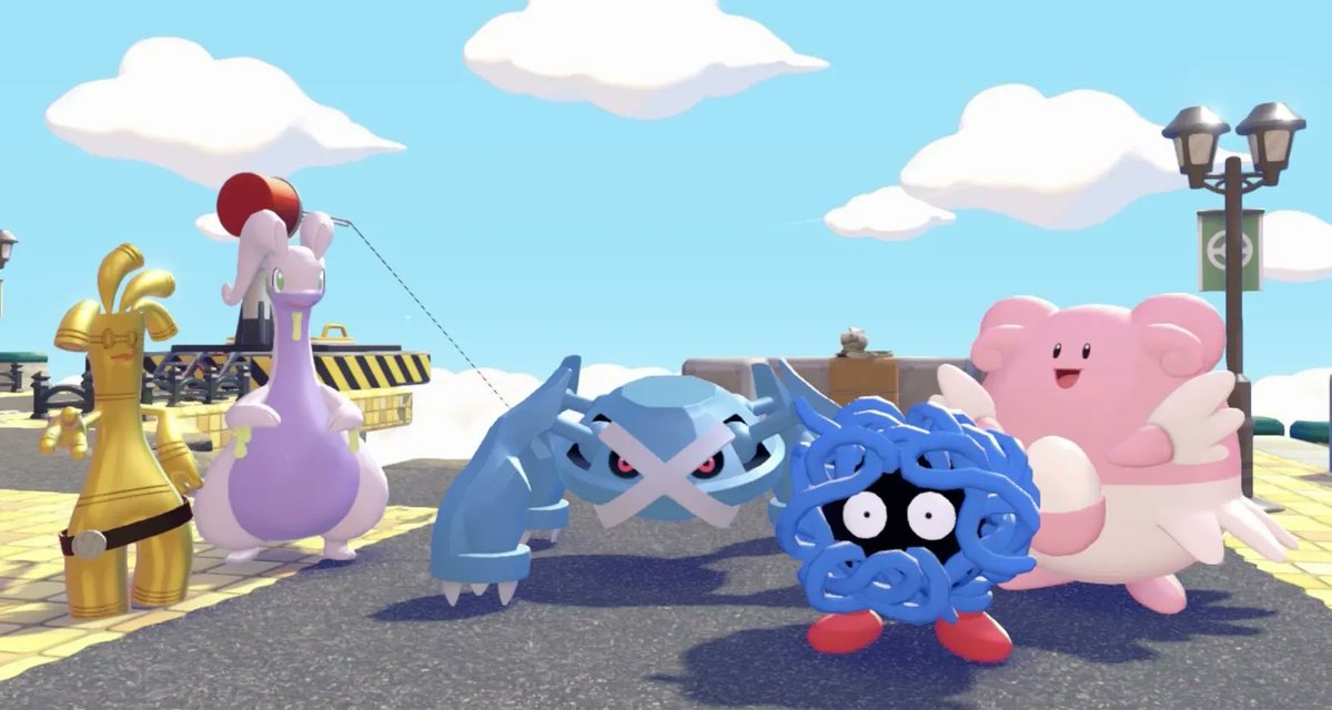 Jester_Pyro_Bun's tweet photo. Goodra, Blissey, Gholdengo, Metagross, &amp; Tangela in Pokopia :3

#Pokemon #PokemonPokopia #Pokopia #Goodra #Blissey #Gholdengo #Metagross #Tangela https://t.co/vebH2dy05I