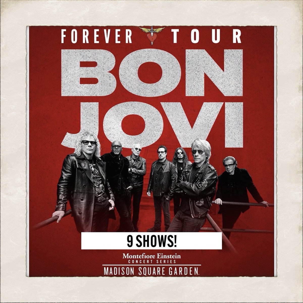 mitchlafon's tweet photo. Bon Jovi
Madison Square Garden
Opening Night in NYC
July 7th 2026

1. With A Little Help From My Friends
2. Beautiful Drug
3. We Weren’t Born To Follow
4. Lost Highway
5. Who Says You Can’t Go Home
6. You Give Love A Bad Name
7. Born To Be My Baby
8. Legendary
9. Whole Lot Of Leavin’
10. In These Arms
11. Have A Nice Day
12. It’s My Life
13. Livin’ On A Prayer
14. Lay Your Hands On Me
15. Blood On Blood
16. Living Proof
17. This House Is Not For Sale
18. Keep The Faith
19. I’ll Be There For You
20. Wanted Dead Or Alive
21. Bad Medicine