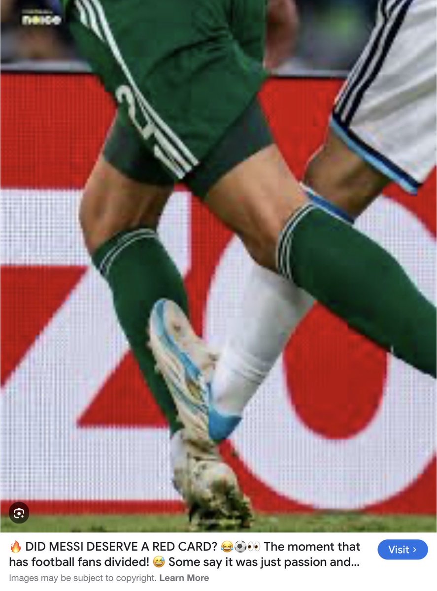 armalb's tweet photo. @PamphletsY Argentina alway cheat but now with the protection of FIFA Messi should have a red card in game #2 but the referee pretends never happened and Messi should’ve on game 3 https://t.co/uTDWZbPzaA